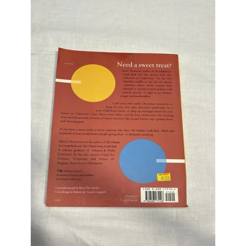 The Ultimate Candy Book by Bruce Weinstein (2000, 1st Ed.)